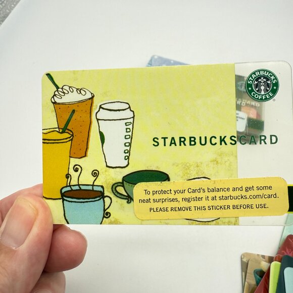 Lot of 30 Starbucks Cards 2003 to 2008 Italian Romance Braille Dragon – Nice! - Picture 7 of 11